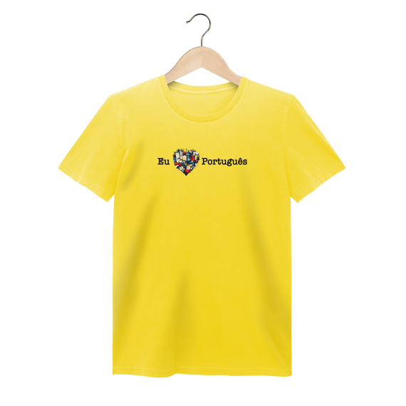 Baby Look Estonada - Eu Amo Portguês