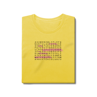 Nome do produtoBaby Look Estonada - Caça Palavras