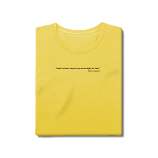 Nome do produtoBaby Look Estonada - O Ser Humano é Aquilo que a Educação Faz Dele