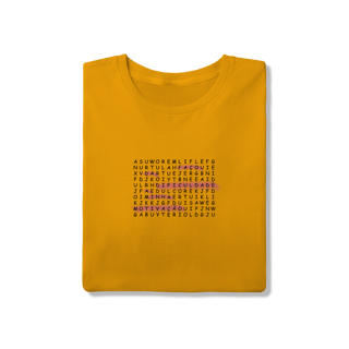 Nome do produtoCamiseta Quality - Caça Palavras
