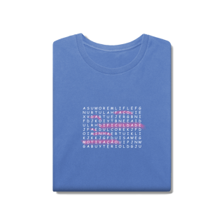 Nome do produtoCamiseta Estonada - Caça Palavras