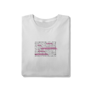 Nome do produtoCamiseta Quality - Caça Palavras