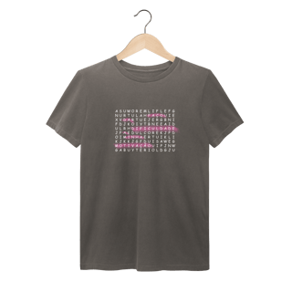 Nome do produtoCamiseta Estonada - Caça Palavras