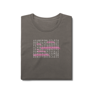 Nome do produtoBaby Look Estonada - Caça Palavras