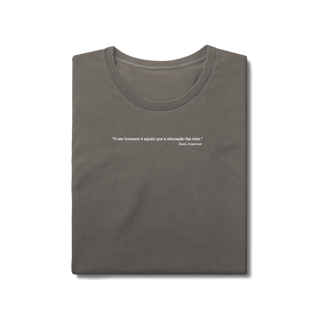 Nome do produtoBaby Look Estonada - O Ser Humano é Aquilo que a Educação Faz Dele