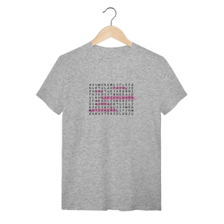 Nome do produtoCamiseta Quality - Caça Palavras