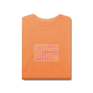 Nome do produtoCamiseta Estonada - Caça Palavras