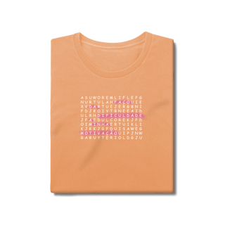 Nome do produtoBaby Look Estonada - Caça Palavras