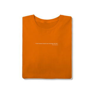 Nome do produtoCamiseta Quality - O Ser Humano é Aquilo que a Educação Faz Dele