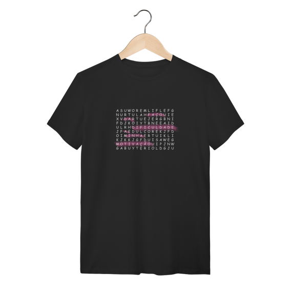 Camiseta Quality - Caça Palavras