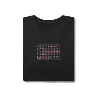 Nome do produtoCamiseta Quality - Caça Palavras