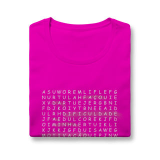 Nome do produtoBaby Look Quality - Caça Palavras