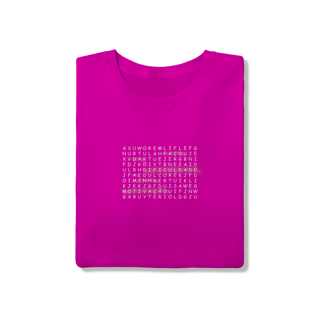 Nome do produtoCamiseta Quality - Caça Palavras