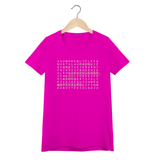 Nome do produtoBaby Look Quality - Caça Palavras