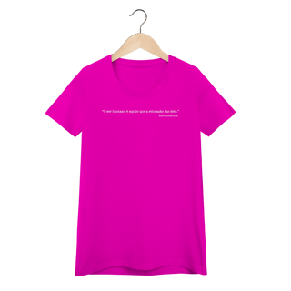 Nome do produtoBaby Look Quality - O Ser Humano é Aquilo que a Educação Faz Dele