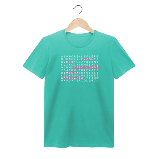 Nome do produtoBaby Look Estonada - Caça Palavras