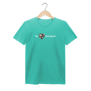 Nome do produtoBaby Look Estonada - Eu Amo Portguês