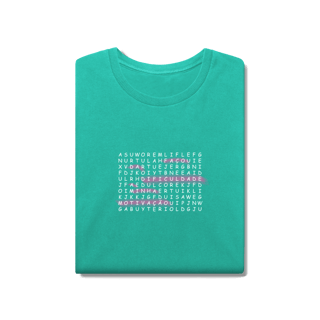 Nome do produtoCamiseta Estonada - Caça Palavras