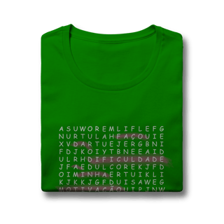 Nome do produtoBaby Look Quality - Caça Palavras