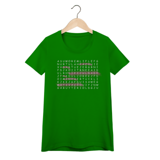 Nome do produtoBaby Look Quality - Caça Palavras