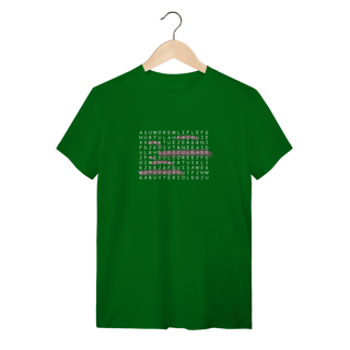 Nome do produtoCamiseta Quality - Caça Palavras
