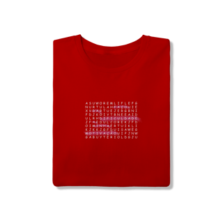 Nome do produtoCamiseta Quality - Caça Palavras
