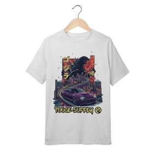 Nome do produto Camiseta Infantil (10 a 14) - Godzilla Run