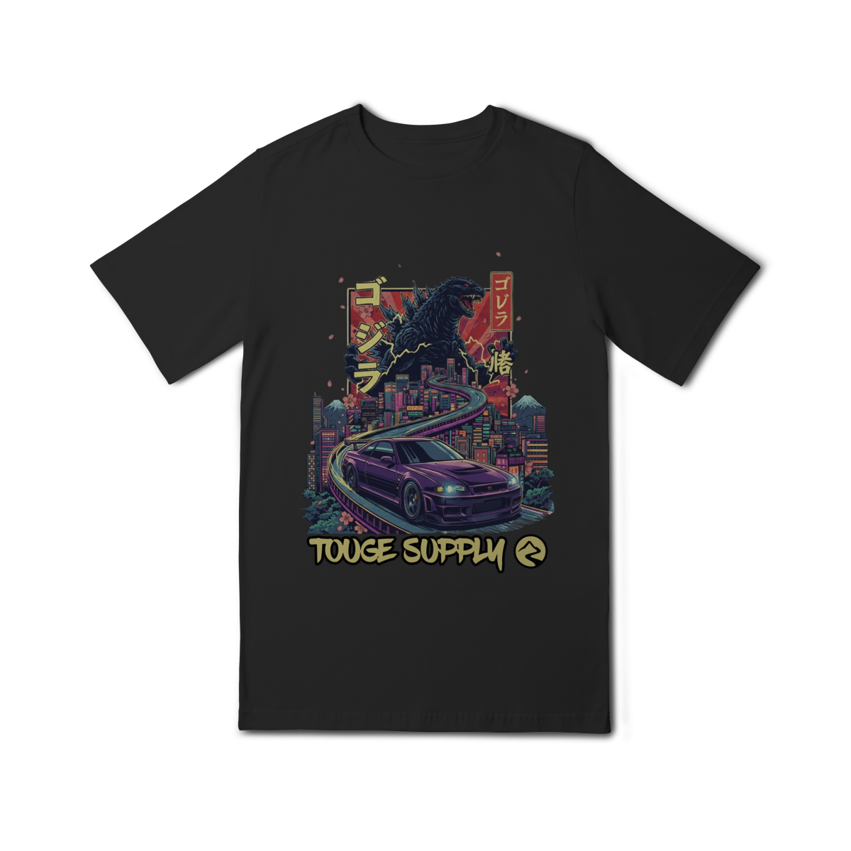 Nome do produto: Camiseta Infantil (10 a 14) - Godzilla (R34)