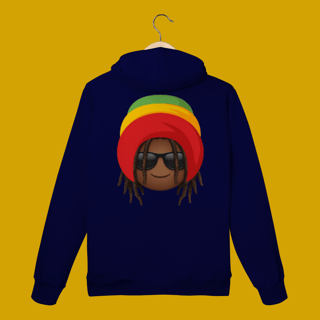 Nome do produto Moleton Prime Canguru Black Emoji Jamaica