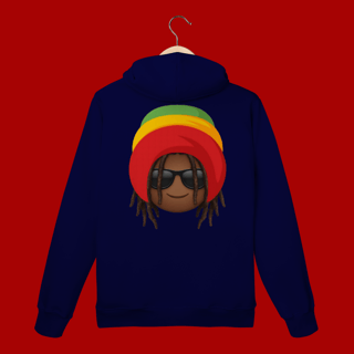 Nome do produto Moleton Prime Canguru Black Emoji Jamaica