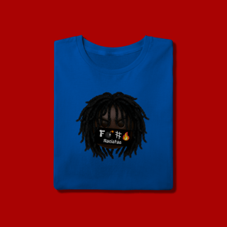 Nome do produto T-Shirt Quality Black Emoji Fogo Nos Racistas