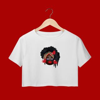 Nome do produto Cropped Black Girs Emogi 3 corações Turbante Colorido