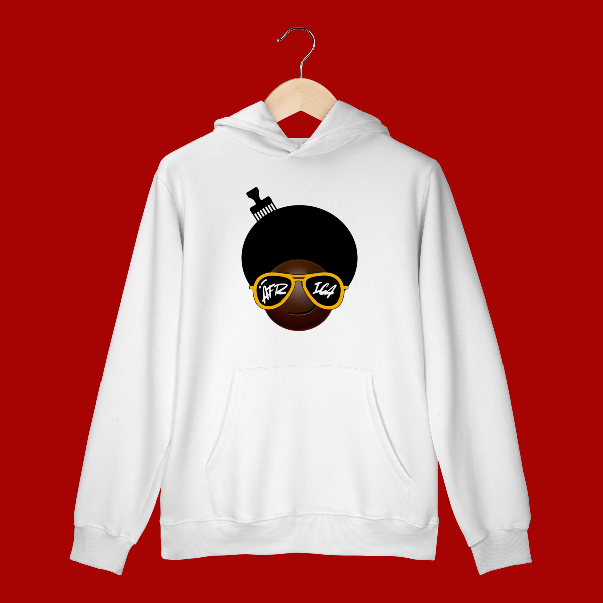 Nome do produto: Moleton Prime Bandeira eMojubá Black Emoji África