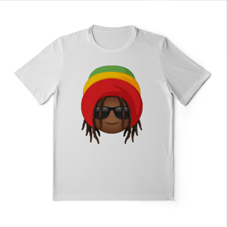 Nome do produto Camiseta Dry UV Black Emoji Jamaica