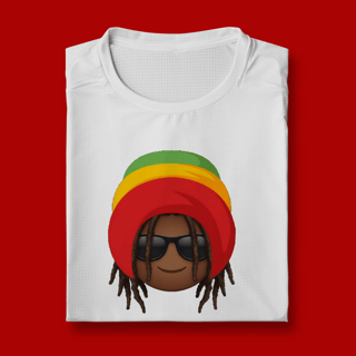 Nome do produto Camiseta Dry UV Black Emoji Jamaica