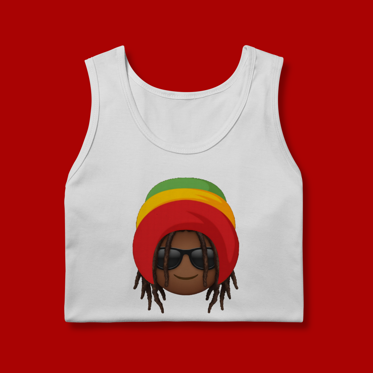 Nome do produto: Regata Masculina Quality Black Emogi Jamaica