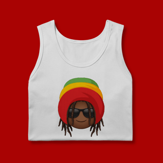 Nome do produto Regata Masculina Quality Black Emogi Jamaica