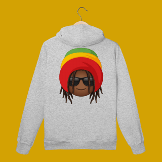 Nome do produto Moleton Prime Canguru Black Emoji Jamaica