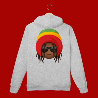 Nome do produto Moleton Prime Canguru Black Emoji Jamaica