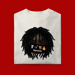 Nome do produto Camiseta Oversized Black Emoji Fogo Nos Racistas