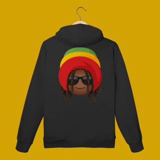 Nome do produto Moleton Prime Canguru Black Emoji Jamaica