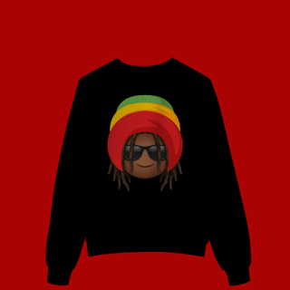 Nome do produto Moletom Prime Black Emoji Jamaica