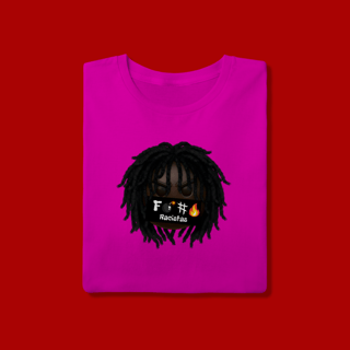 Nome do produto T-Shirt Quality Black Emoji Fogo Nos Racistas