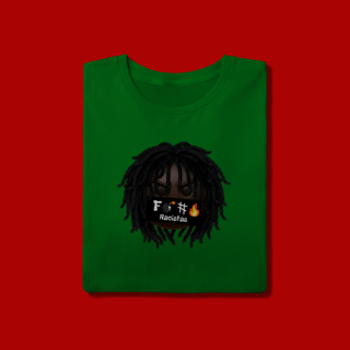 Nome do produto T-Shirt Quality Black Emoji Fogo Nos Racistas