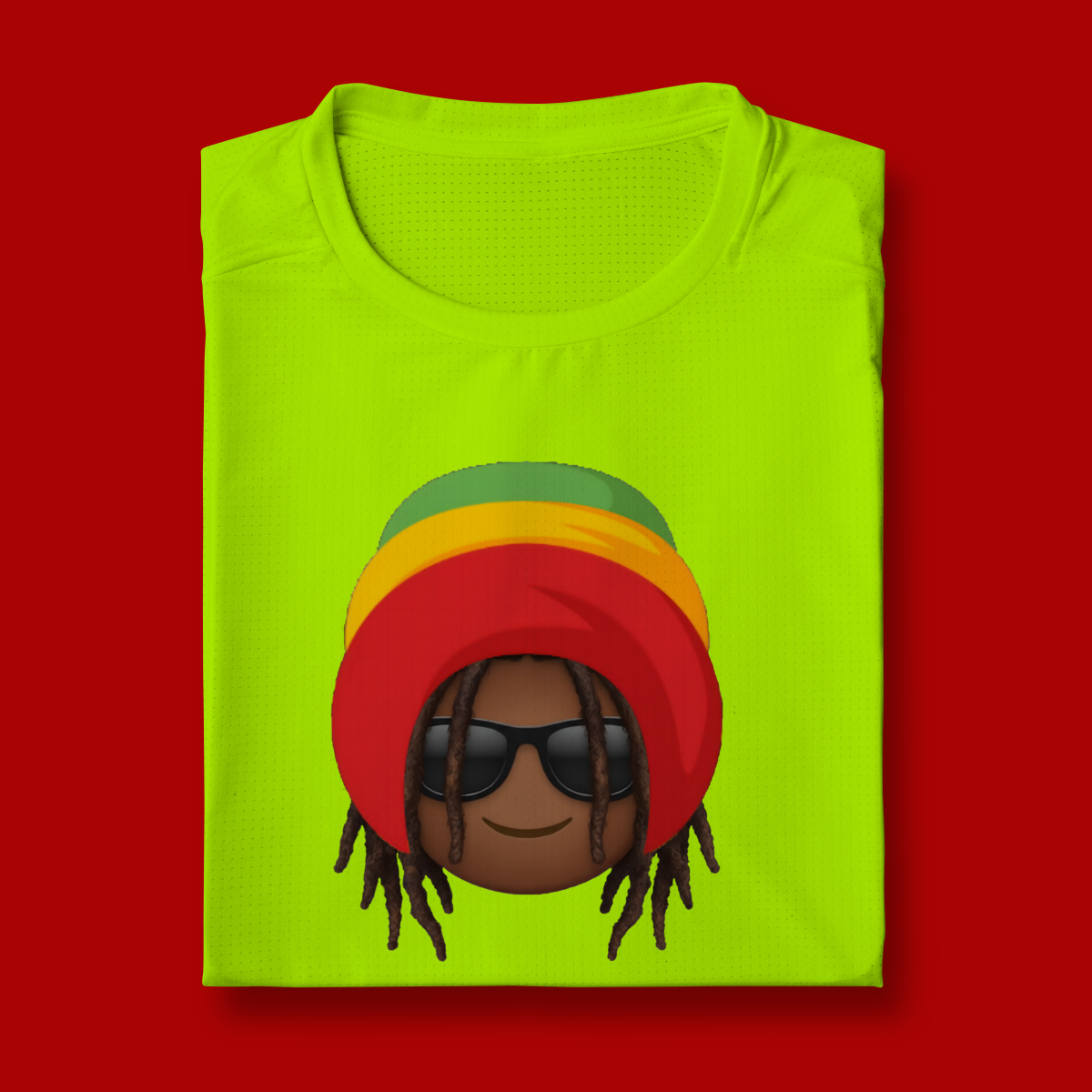 Nome do produto: Camiseta Dry UV Black Emoji Jamaica