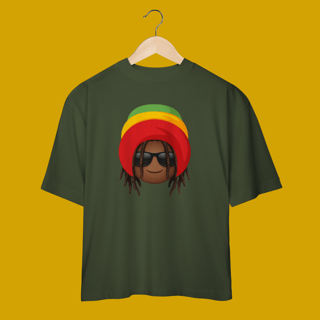 Nome do produto Camiseta Oversized Black Emoji Jamaica