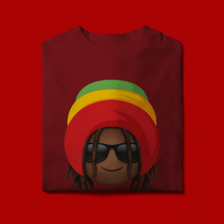Nome do produto Camiseta Oversized Black Emoji Jamaica