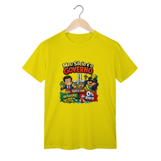 Nome do produto Meu Sócio é o Governo – T-Shirt Classic