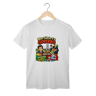 Nome do produto Meu Sócio é o Governo – T-Shirt Classic