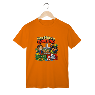 Nome do produto Meu Sócio é o Governo – T-Shirt Classic
